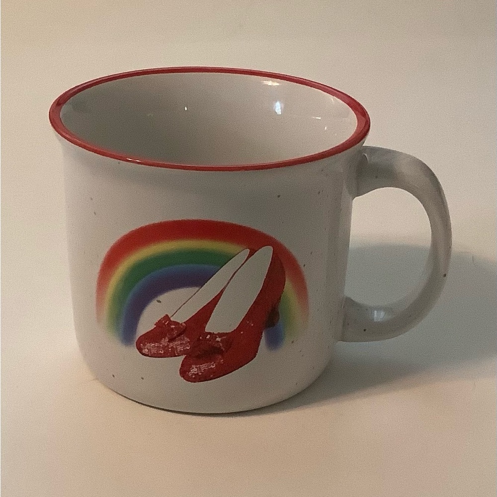 Spoonliques Wizard Of Oz Ruby Slippers Rainbow Red Mug